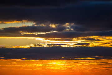 sunset dark beautiful sky. .