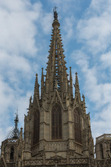 Fototapeta na wymiar La Sagrada Familia Barcelona Spain