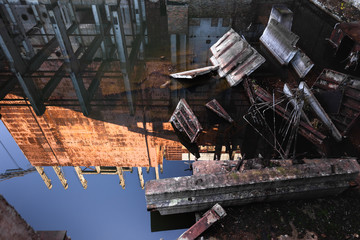 Part of an Unfinished Nuclear Reactor in Chernobyl