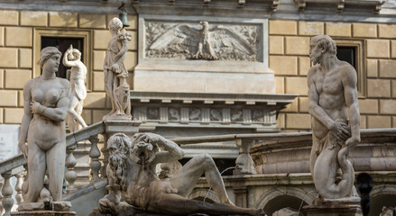 View of Piazza Pretoria, Palermo