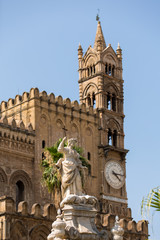 Fototapeta na wymiar The Cathedral of Palermo