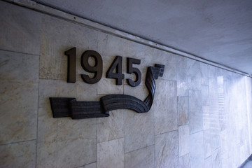 year 1945 symbolizing the end of world war II in Minsk, Belarus