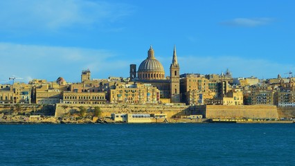 Fototapeta na wymiar Beautiful view of Valletta, Malta