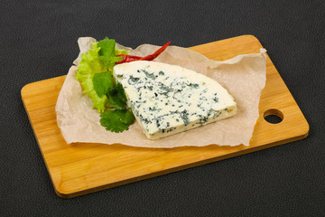 Blue cheese slice