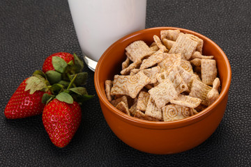 Wheat flakes for breakfast