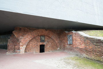 "Armenian club" exhibition walls in Brest fortress formerly known as Brest-Litovsk Fortress, is a 19th-century Russian fortress in Brestin Brest, Belarus