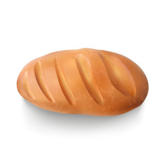 top view on bread