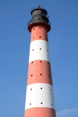 Leuchtturm Westerheversand in Schleswig-Holstein, Deutschland