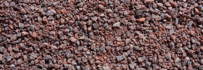 Salt Himalayan black color full frame background, banner. Close up top view
