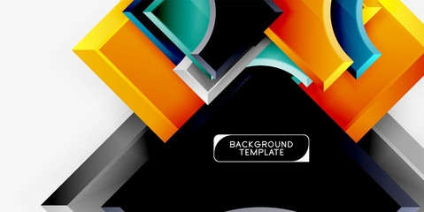 Modern geometrical abstract background