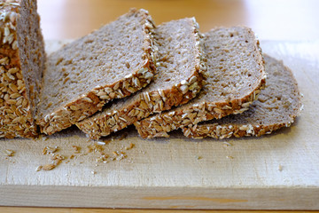 Vollkornbrot in Scheiben