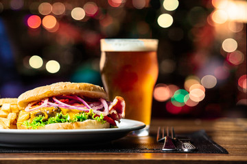 Burger et bi&egrave;re