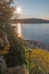 Lever de soleil dans la baie de Villefranche sur Mer