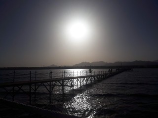 Fototapeta premium Beautiful sunset in Egypt