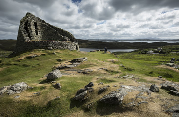 Dun Carloway Broch, Isle of Lewis, Outer Hebrides.