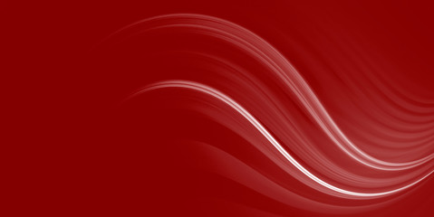 Red background with waves