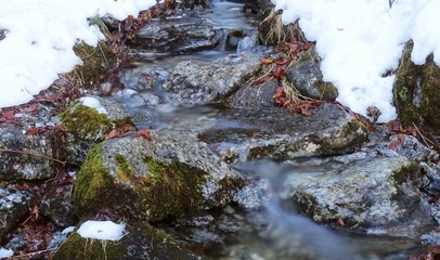 Una cascata nelle Alpi Italiane