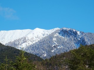 Le alpi Italiane dopo una grande nevicata