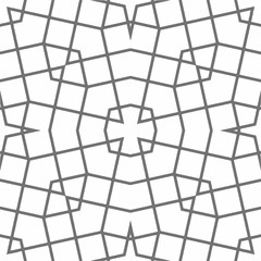 Obraz premium Pattern tile, ornate geometric pattern and two-tone abstract background