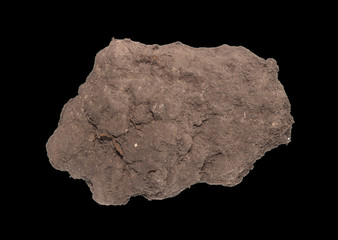 piece of land isolated on white background