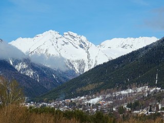 Le alpi Italiane dopo una grande nevicata