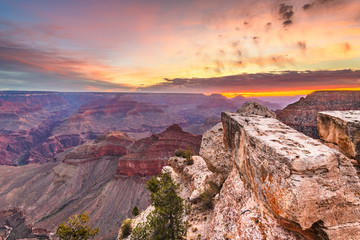 Grand Canyon, Arizona, USA at dawn from the south rim.