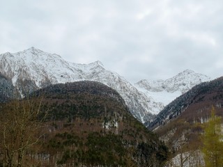 Le alpi Italiane dopo una grande nevicata