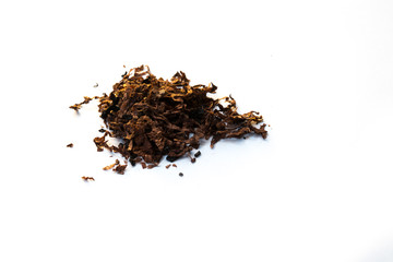 tobacco isolated in white background