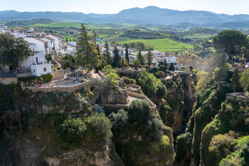 Fototapeta na wymiar Village de Ronda - monuments