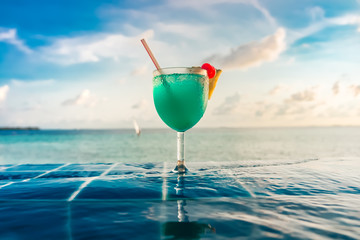 Cocktail near the swimming pool