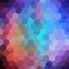 Fototapeta na wymiar Abstract hexagons vector background. Colorful geometric vector illustration. Creative design template.