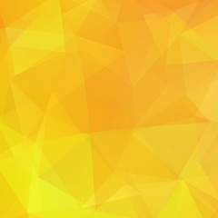 Abstract geometric style yellow background. Vector illustration