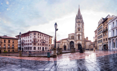 Fototapeta na wymiar Catedral de Oviedo