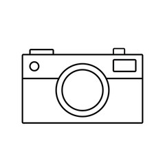 camera icon line design