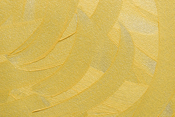 golden painted paper background texture