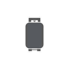 Vector icon gas cylinder for cooking isolated on white background