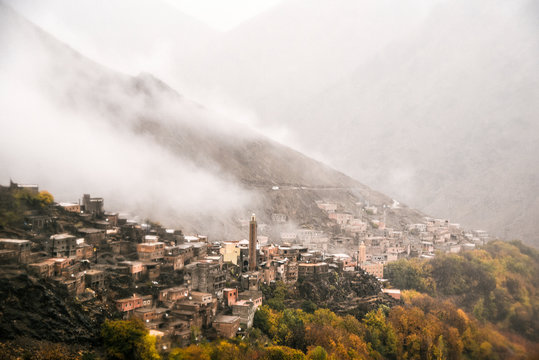Imlil in the Atlas Mountains of Morocco