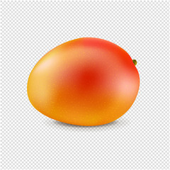 Mango Isolated Transparent Background
