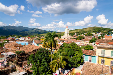 Fototapeta na wymiar Panoramic View of the historic City of Trinidad, Cuba