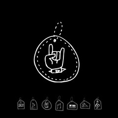 음악회 포스터 / 손으로 그린 음악 일러스트