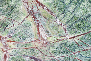 Decorative marble texture. Abstract painting, can be used as a trendy background for wallpapers