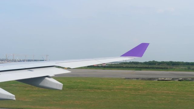 Departure from Suvarnabhumi airport, Bangkok