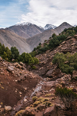 Tizi Oussem in the High Atlas Mountains of Morocco