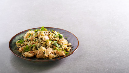 Chicken, spinach and rice casserole