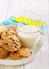 Cowboys cookies - cookies with oatmeal, coconut