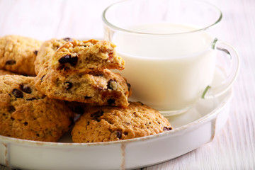 Cowboys cookies - cookies with oatmeal, coconut, nuts