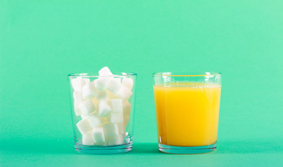  too much sugar concept