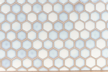 A simple  texture pattern of hexagons as a background