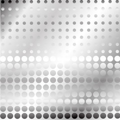 High-tech  image  of gray dots