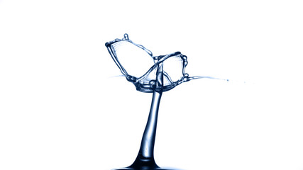 water drop collision. Water splash